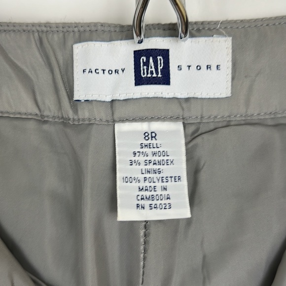 GAP Wool business pants gray 8R - Picture 6 of 8